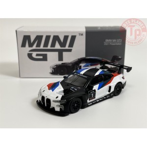 BMW M4 GT3 2021 PRESENTATION WHITE/BLACK/BLUE/RED 1/64 MGT00347-L Mini Gt