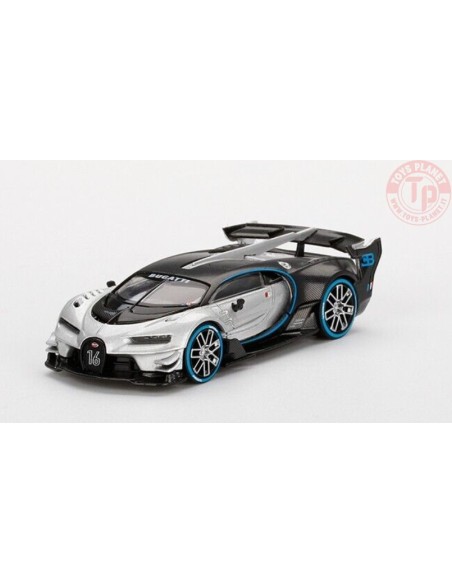 BUGATTI VISION GRAN TURISMO SILVER 1/64 MGT00369-L Mini Gt