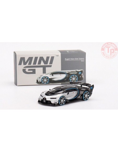 BUGATTI VISION GRAN TURISMO SILVER 1/64 MGT00369-L Mini Gt