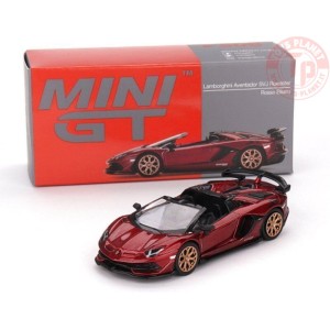LAMBORGHINI AVENTADOR SVJ ROADSTER ROSSO EFESTO 1/64 MGT00506-L MINI GT