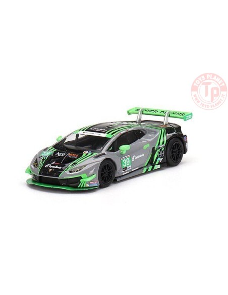 LAMBORGHINI HURACAN GT3 EVO 2022 IMSA ROAD AMERICA 2ND PLACE GREY/GREEN 1/64 MGT00499-L Mini Gt LAMBORGHINI HURACAN GT3 EVO 2022 IMSA ROAD AMERICA 2ND PLACE GREY/GREEN 1/64 MGT00499-L Mini Gt
