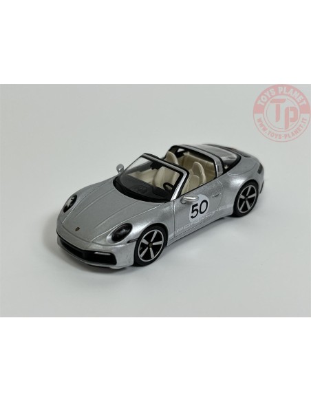PORSCHE 911 TARGE 4S HERITAGE DESIGN EDITION GT SILVER METTALIC 1/64 MGT00507-L Mini Gt PORSCHE 911 TARGE 4S HERITAGE DESIGN EDITION GT SILVER METTALIC 1/64 MGT00507-L Mini Gt