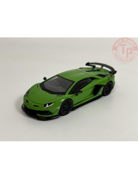 LAMBORGHINI AVENTADOR SVJ VERDE MANTIS 1/64 MGT00391-R Mini Gt