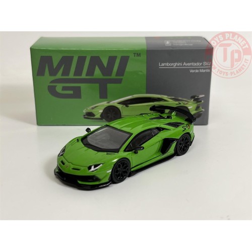 LAMBORGHINI AVENTADOR SVJ VERDE MANTIS 1/64 MGT00391-R Mini Gt