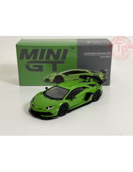 LAMBORGHINI AVENTADOR SVJ VERDE MANTIS 1/64 MGT00391-R Mini Gt