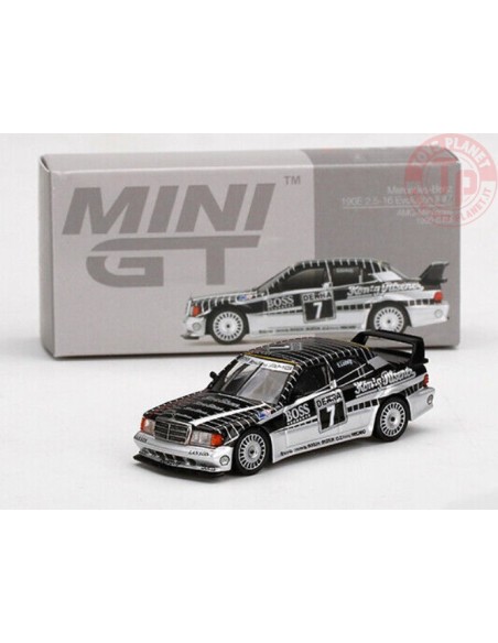 MERCEDES BENZ 190E 2.5-16 EVOLUTION II AMG-MERCEDES 1190 DTM BLACK/SILVER 1/64 MGT00312-MJ Mini Gt MERCEDES BENZ 190E 2.5-16 EVOLUTION II AMG-MERCEDES 1190 DTM BLACK/SILVER 1/64 MGT00312-MJ Mini Gt