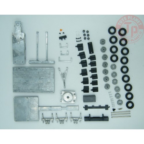 Kit: 3 axles flat trailer TEKNO 82216 TEKNO