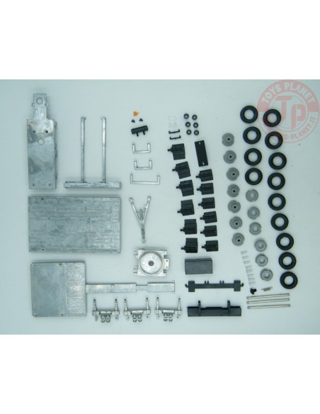 Kit: 3 axles flat trailer TEKNO 82216 TEKNO