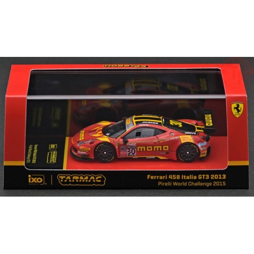 FERRARI 458 ITALIA GT3 2013-PIRELLI WORLD CHALLENGE 2015 1/64 T64-074-15PWC30 TARMAC WORKS