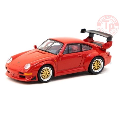 PORSCHE 911 GT2 RED 1/64 T64S-004-RD TARMAC WORKS