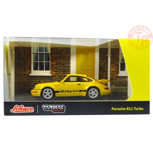 PORSCHE 991 TURBO YELLOW 1/64 T64S-009-YL TARMAC WORKS