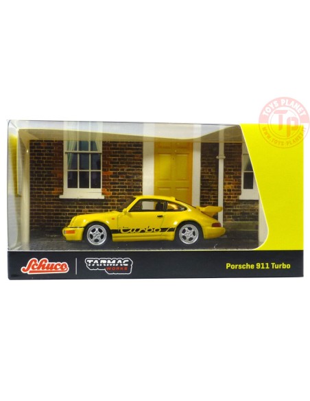 PORSCHE 991 TURBO YELLOW 1/64 T64S-009-YL TARMAC WORKS