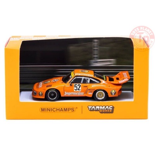 PORSCHE 935-MAX MORITZ JAGERMEISTER-MANFRED SCHURTI WINNER DIV.1 DRM ZOLDER 1977-ORANGE 1/64 643 776352 MINICHAMPS 1:64