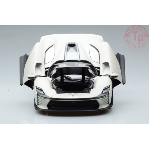 FERRARI DAYTONA SP3 2022 WHITE 1/18 BU16912W BURAGO