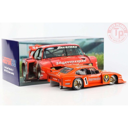 FORD ENGLAND CAPRI TURBO JAGERMEISTER GR.5 TEAM ZAKSPEED N 1 SEASON DRM 1982 KLAUS LUDWIG 1/18 W18004002 WERK83