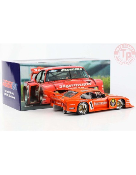 FORD ENGLAND CAPRI TURBO JAGERMEISTER GR.5 TEAM ZAKSPEED N 1 SEASON DRM 1982 KLAUS LUDWIG 1/18 W18004002 WERK83 FORD ENGLAND CAPRI TURBO JAGERMEISTER GR.5 TEAM ZAKSPEED N 1 SEASON DRM 1982 KLAUS LUDWIG 1/18 W18004002 WERK83