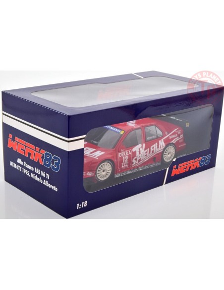 ALFA ROMEO 155 V6 TI TEAM SCHUBEL ENGINEERING N 12 DTM ITC SEASON 1995 MICHELE ALBORETO 1/28 W1801003 WERK83