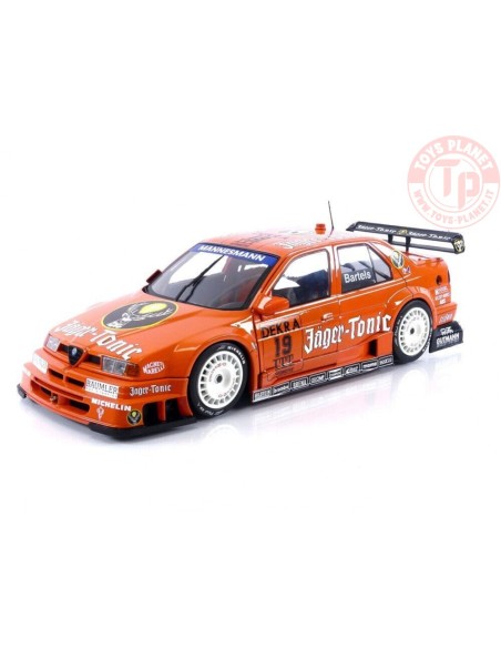 ALFA ROMEO 155 V6 TI JAGER-TONIC RACING N 19 DTM ITC RACE HELSINKI 1995 MICHAEL BARTELES 1/18 W1801006 WERK83