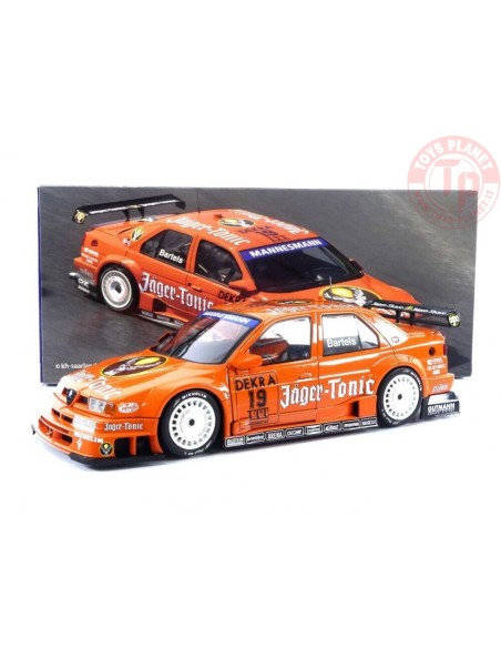 ALFA ROMEO 155 V6 TI JAGER-TONIC RACING N 19 DTM ITC RACE HELSINKI 1995 MICHAEL BARTELES 1/18 W1801006 WERK83