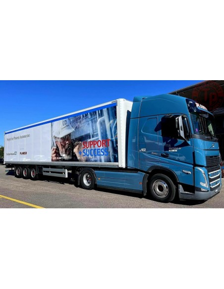 VOLVO FH5 GLOBETROTTER XL 4X2 BOX TRAILER - 3 AXLE Planzer AG WSI 01-4101 WSI MODELS VOLVO FH5 GLOBETROTTER XL 4X2 BOX TRAILER - 3 AXLE Planzer AG WSI 01-4101 WSI MODELS