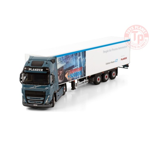 VOLVO FH5 GLOBETROTTER XL 4X2 BOX TRAILER - 3 AXLE Planzer AG WSI 01-4101 WSI MODELS