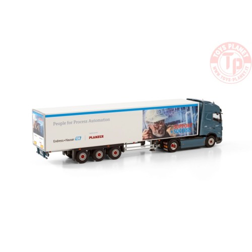 VOLVO FH5 GLOBETROTTER XL 4X2 BOX TRAILER - 3 AXLE Planzer AG WSI 01-4101 WSI MODELS