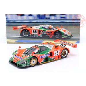 MAZDA 787B 2.6L TEAM MAZDASPEED CO. LTD. N 55 WINNER 24h LE MANS 1991 B.GACHOT - J.HERBERT - V.WEIDLER 1/18 W1802701 WERK83