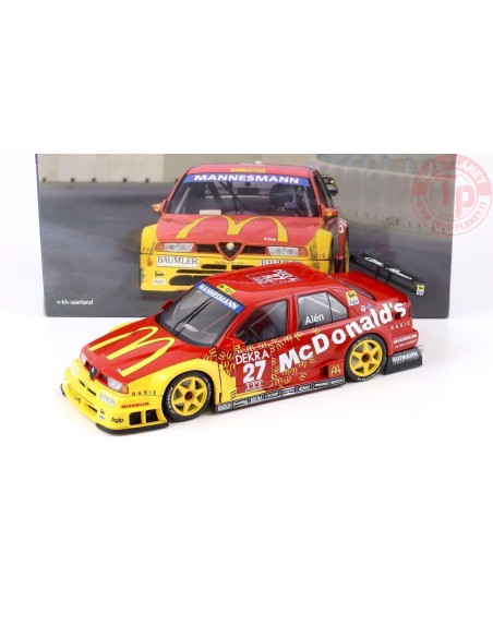 ALFA ROMEO 155 V6 TI McDONALD'S N 27 DTM ITC RACE THUNDER HELSINKI 1995 M.ALEN 1/18 W1801008 WERK83
