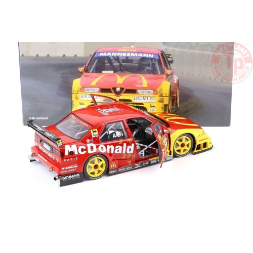 ALFA ROMEO 155 V6 TI McDONALD'S N 27 DTM ITC RACE THUNDER HELSINKI 1995 M.ALEN 1/18 W1801008 WERK83