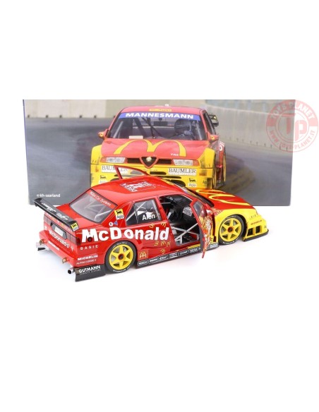 ALFA ROMEO 155 V6 TI McDONALD'S N 27 DTM ITC RACE THUNDER HELSINKI 1995 M.ALEN 1/18 W1801008 WERK83