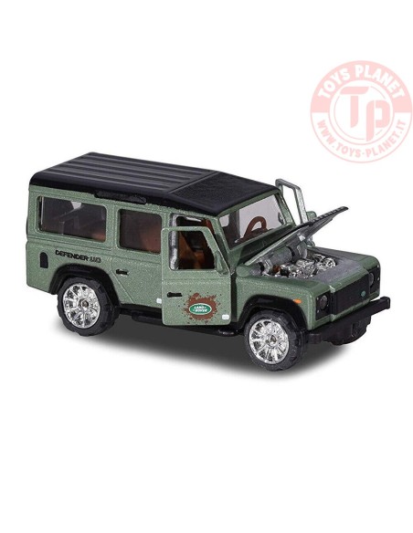 LAND ROVER DEFENDER 100-DELUXE CARS 1/64 MAJORETTE LAND ROVER DEFENDER 110 VERDE MAJORETTE