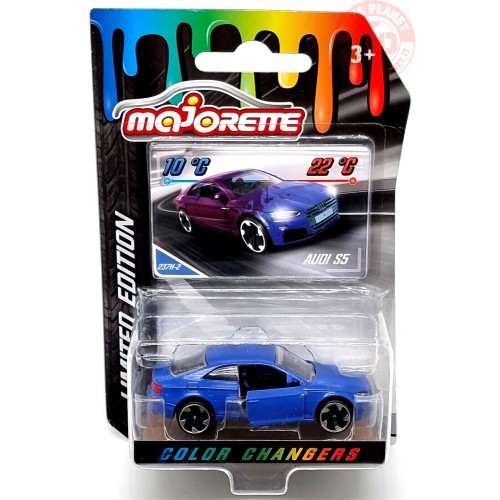 AUDI S5-COLOR CHANGERS-LIMITED EDITION 1/64 MAJORETTE 237H-2 MAJORETTE