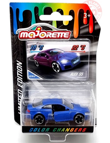 AUDI S5-COLOR CHANGERS-LIMITED EDITION 1/64 MAJORETTE 237H-2 MAJORETTE