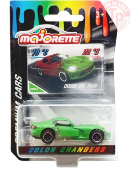 DODGE SRT VIPER-COLOR CHANGERS-LIMITED EDITION 1/64 MAJORETTE 238B-3 MAJORETTE