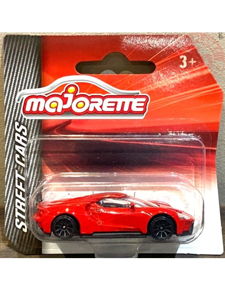 FORD GT-STREET CARS 1/64 MAJORETTE FORD GT ROSSO MAJORETTE