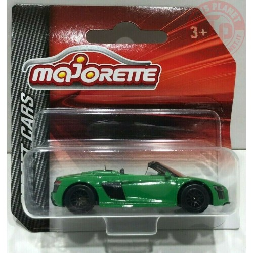 AUDI R8-STREET CARS 1/64 MAJORETTE AUDI R8 GREEN MAJORETTE