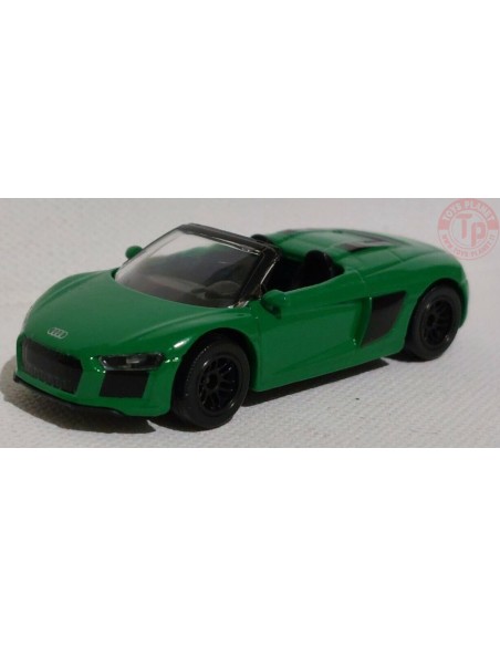 AUDI R8-STREET CARS 1/64 MAJORETTE AUDI R8 GREEN MAJORETTE