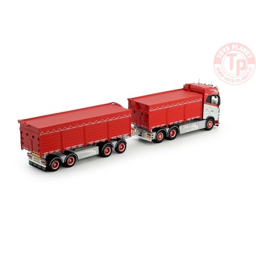 Volvo FH04 Globetrotter motorwagen aanhanger met resin bakken Hans Henrik Sondergaard TEKNO 81542 TEKNO