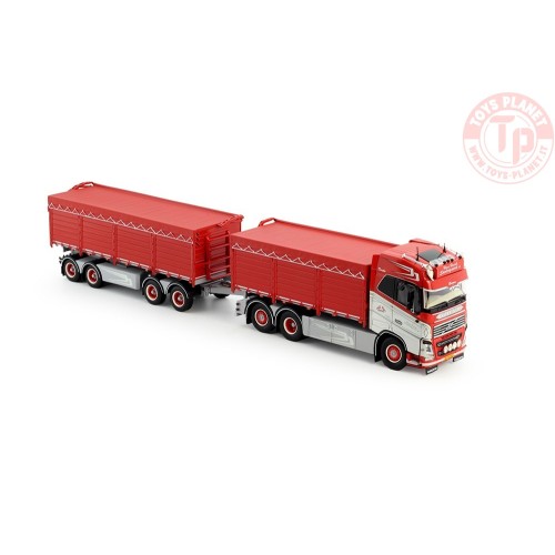 Volvo FH04 Globetrotter motorwagen aanhanger met resin bakken Hans Henrik Sondergaard TEKNO 81542 TEKNO