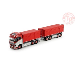 Volvo FH04 Globetrotter motorwagen aanhanger met resin bakken Hans Henrik Sondergaard TEKNO 81542 TEKNO