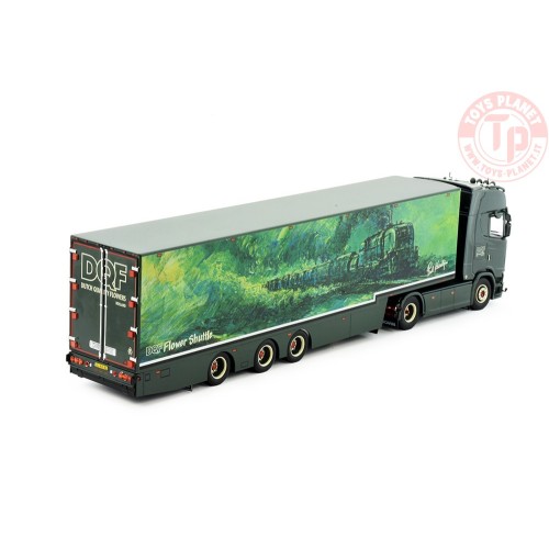 Scania Next Gen S530-V8 Highline met 3-assige bloemenoplegger DQF TEKNO 84409 TEKNO