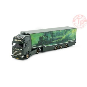 Scania Next Gen S530-V8 Highline met 3-assige bloemenoplegger DQF TEKNO 84409 TEKNO