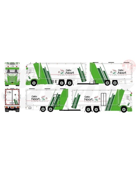 Scania 650S-V8 Highline motorwagen met wipkar Noort TEKNO 84060 TEKNO Scania 650S-V8 Highline motorwagen met wipkar Noort TEKNO 84060 TEKNO