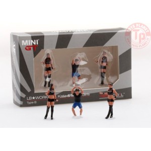 LB WORKS MR.KATO & SHOW GIRL 1/64 MINI GT MGTAC05 MINI GT