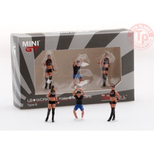 LB WORKS MR.KATO & SHOW GIRL 1/64 MINI GT MGTAC05 MINI GT