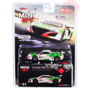 HONDA NSX GT3-2018 24 HOURS OS Spa 1/64 MGT00051-MJ MINI GT