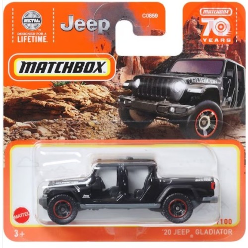 '20 JEEP GLADIATOR-MATCHBOX 1/64 MATCHBOX HLD26 MATCHBOX