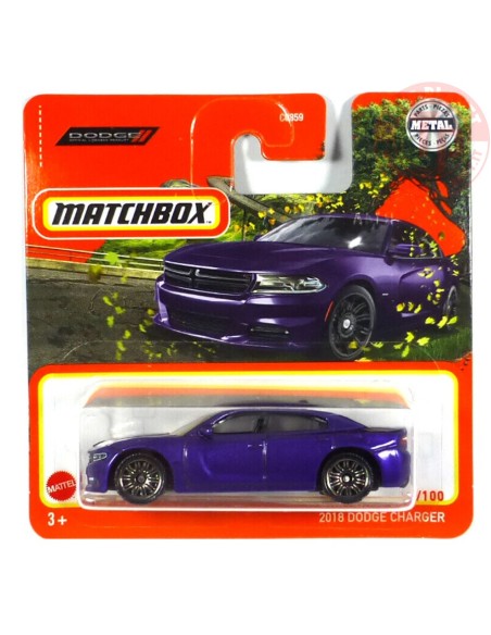2018 DODGE CHARGER-MATCHBOX 1/64 MATCHBOX HFR93 MATCHBOX