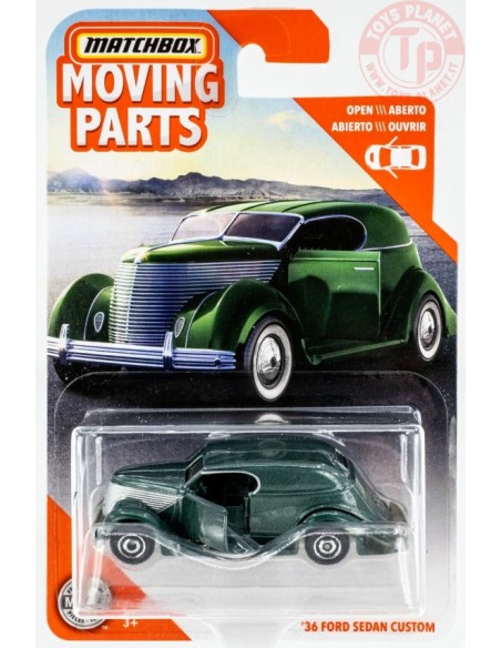 '36 FORD SEDAN CUSTOM-MATCHBOX MOVING PARTS 1/64 MATCHBOX FWX21 MATCHBOX