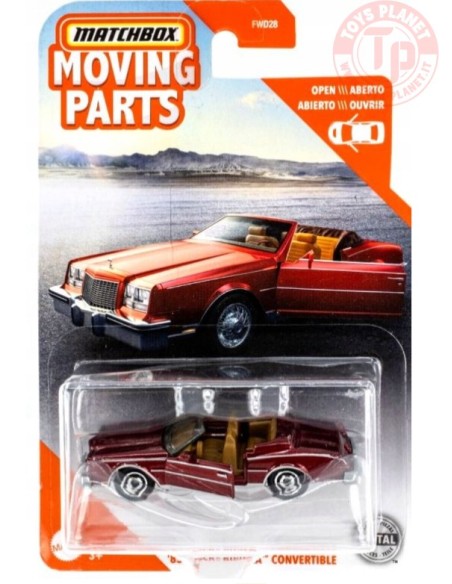 '83 BUICK RIVIERA CONVERTIBLE-MATCHBOX MOVING PARTS 1/64 MATCHBOX FWD43 MATCHBOX